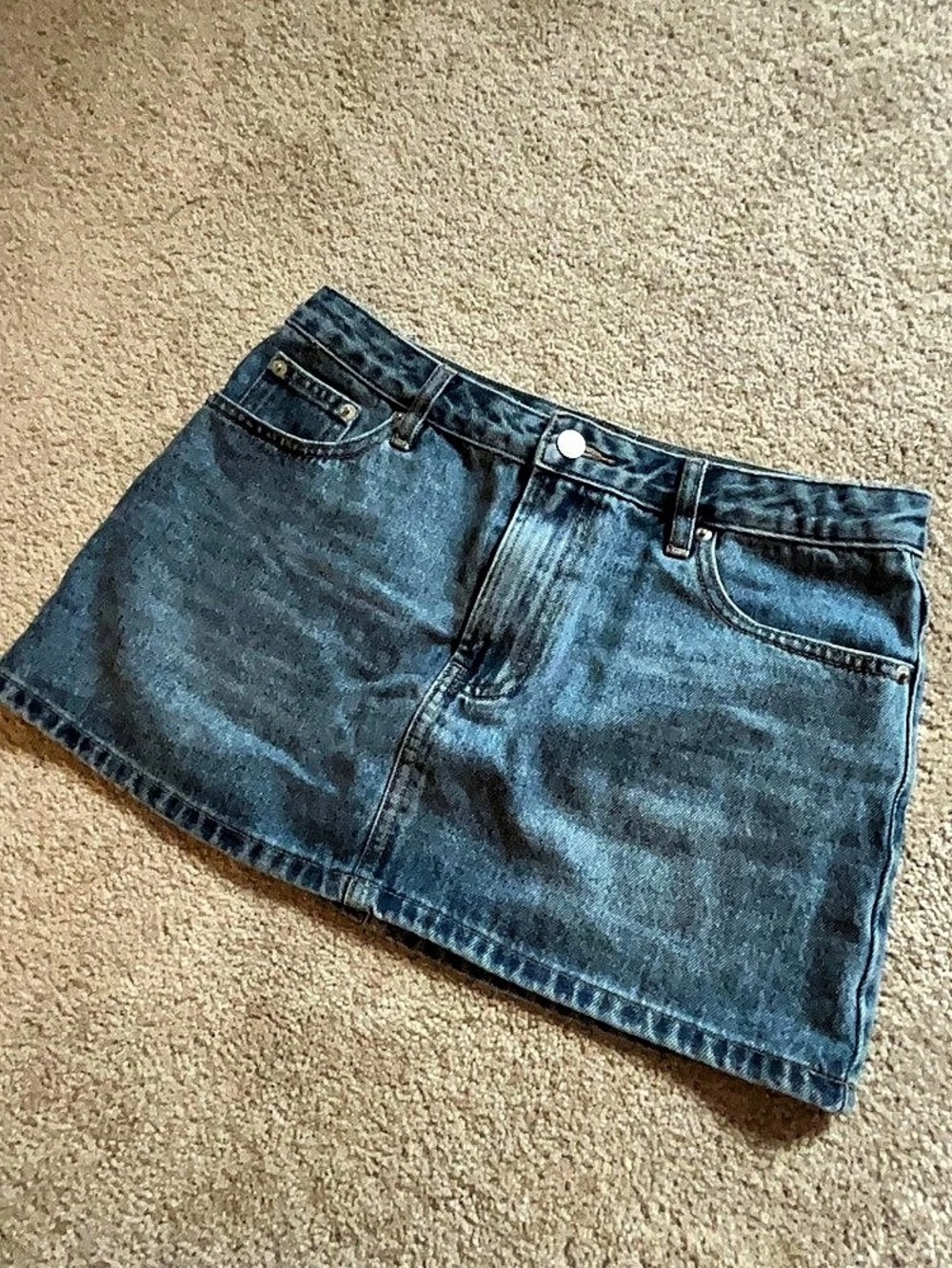 GLASSONS Mini Jean Skirt